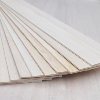 등급 AA AB BC 두께 1.5 단단한 목재 스트립 3mm 파울루니아 목재 스트립