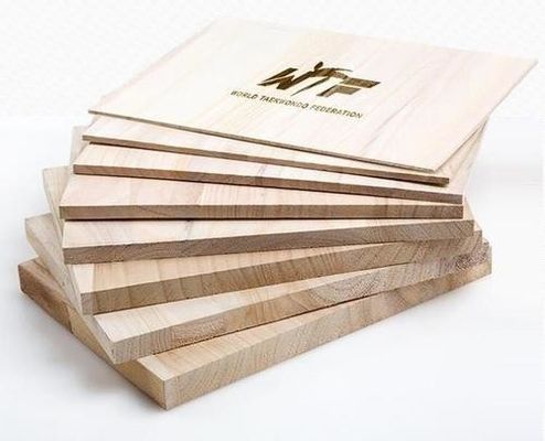 맞춤형 로고 225X300MM 카라테 태권도용 파울루니아 브레이킹 보드