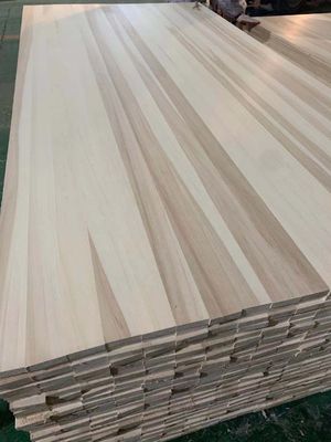 100mm-2440mm 천연 질감 고형 목재 가구 팝러판판 패널 가장자리 접착판
