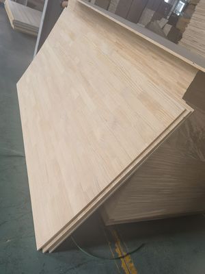 480-510kg/m3 소나무 목재 18mm 손가락 관절 방사성 소나무 단단한판 가구