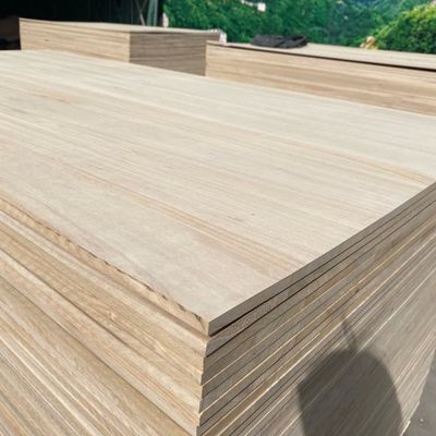 12mm 두께 고체 나무판 파울루니아 목재 패널 밀도 280-300kg/cbm